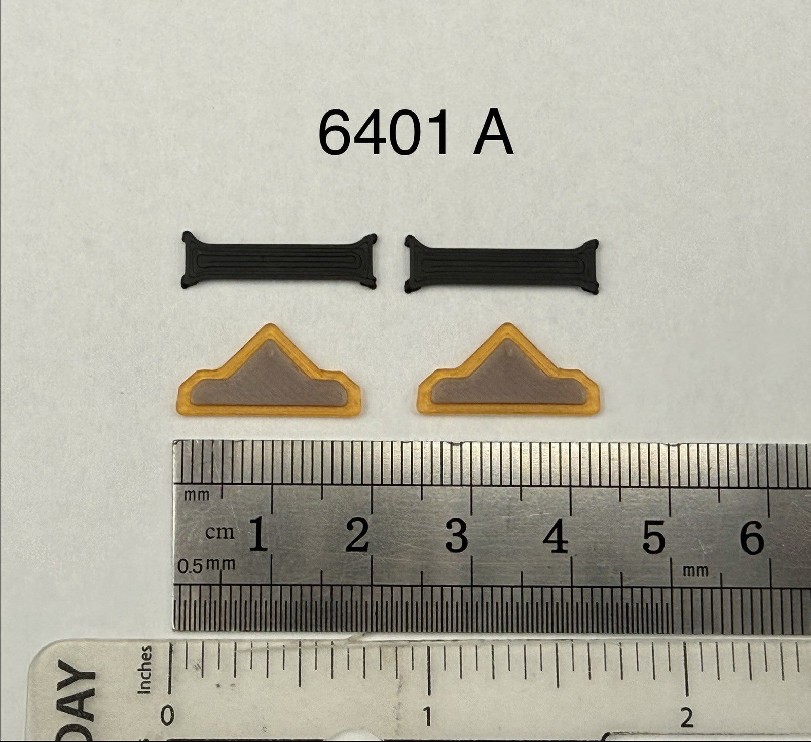 2-Pack 1/64 Scale Model Amber Federal Valor Lightbar Work Truck Security 6401A0