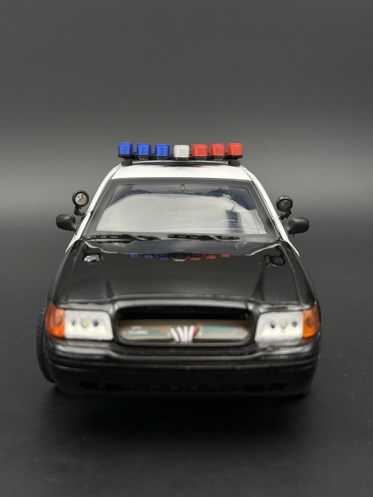 1/18 LED Ready Blue Red Federal Signal Vector Vision Lightbar Police Car BR27