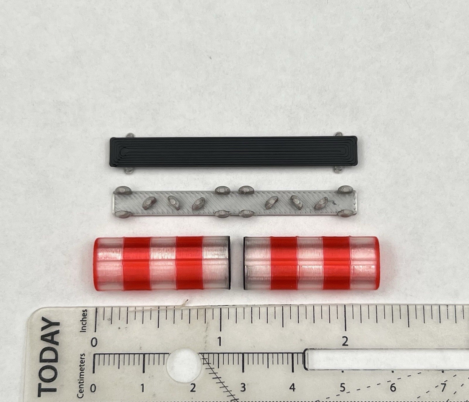 1/24 1/25 LED Ready AeroDynic Lightbar Alternating Clear Red Fire EMS Ambulance1