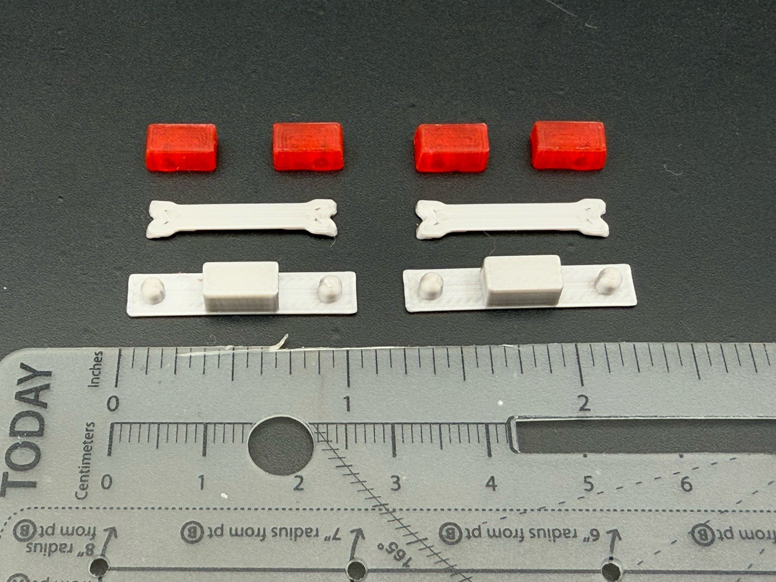 2 Pack 1/50 48 Red Twinsonic Lightbar Police Sheriff Fire Engine Truck Ambulance1