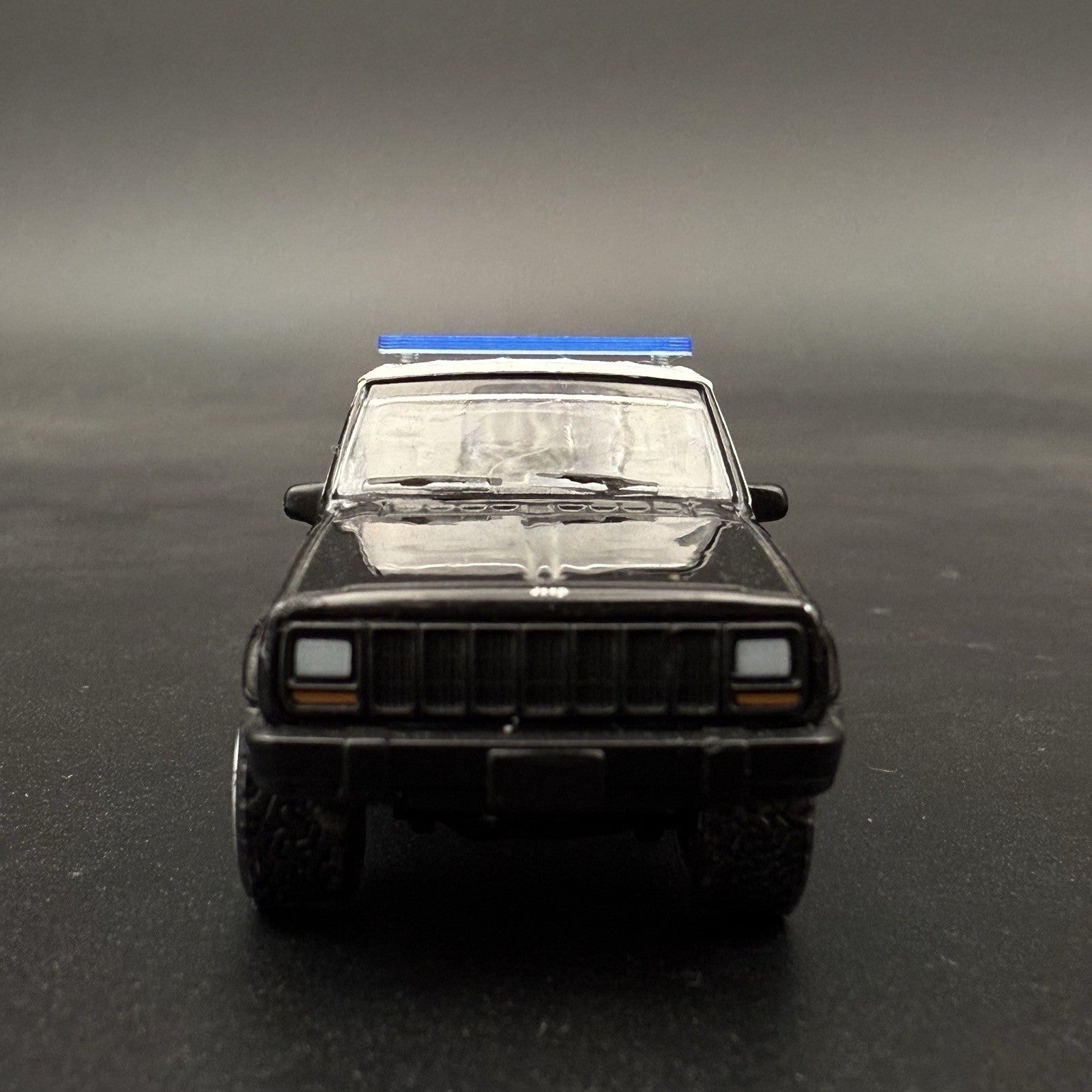 2 Pack 1/64 Blue LED Style Narrow Lightbar Greenlight Fire Police Ambulance SUV4