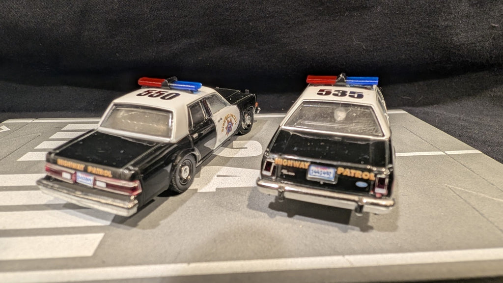 1/64 Scale Jetstream Jetsonic Blue Red Lightbar Police Fire Sheriff CHP 6424BR10