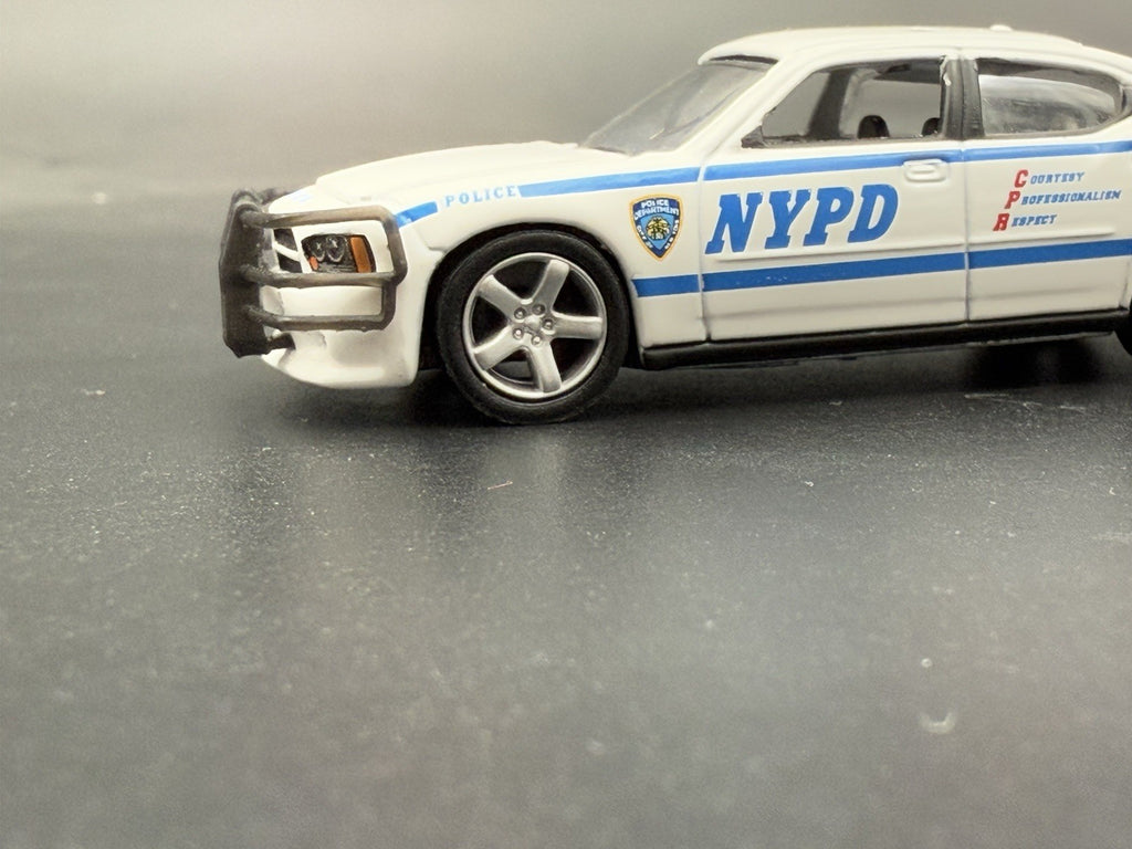 2 PACK 1/64 Go Rhino Wrap Around Push Bumper Pushbar Charger Police Greenlight12