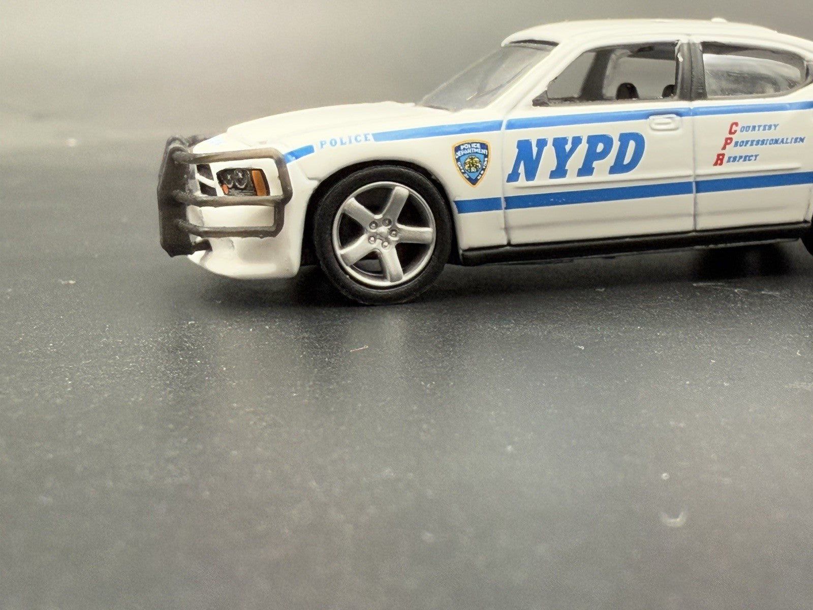 2 PACK 1/64 Go Rhino Wrap Around Push Bumper Pushbar Charger Police Greenlight12
