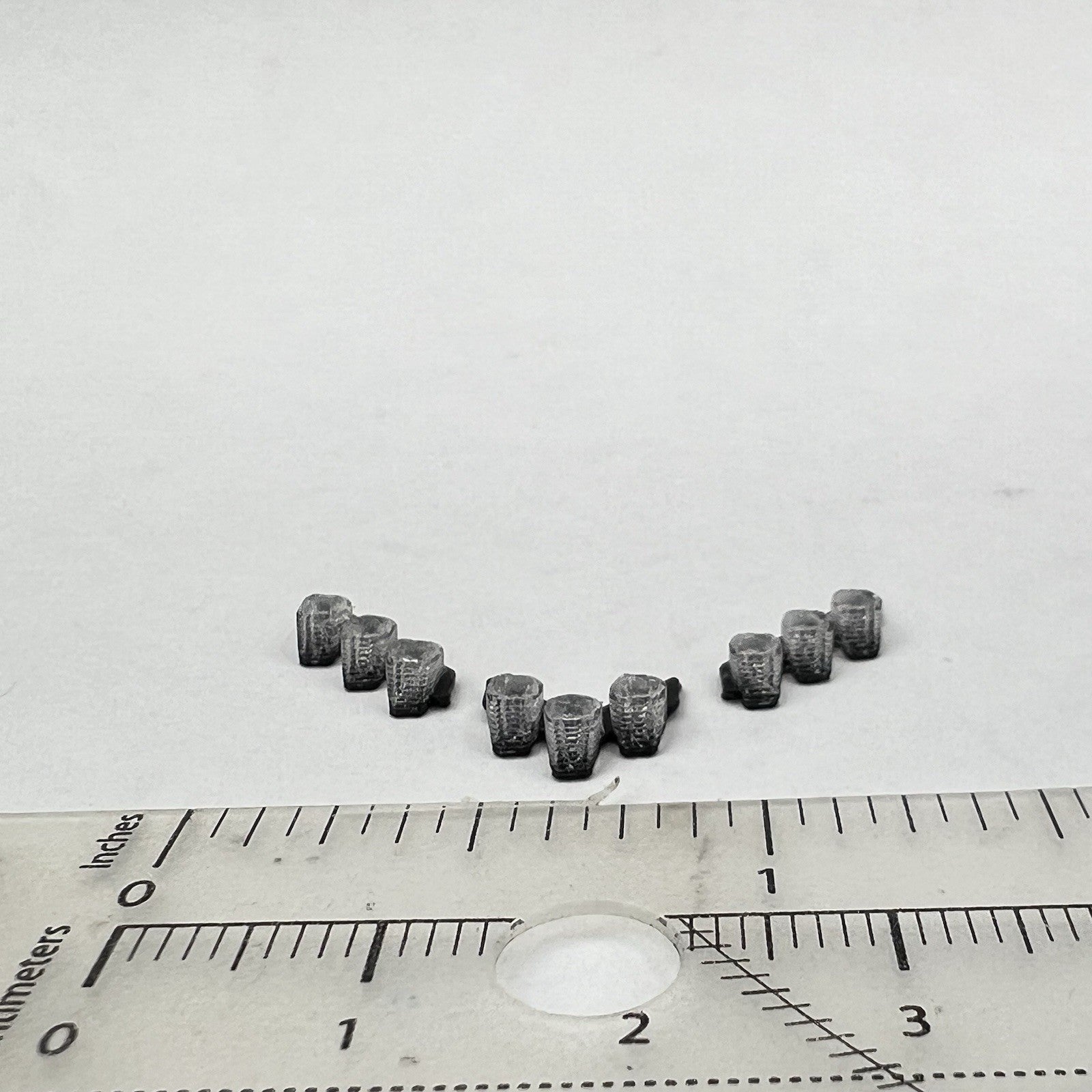3 Pack 1/64 Clear Split Vector Lightbar Fire Truck Engine Ladder Code 3 Kitbash1