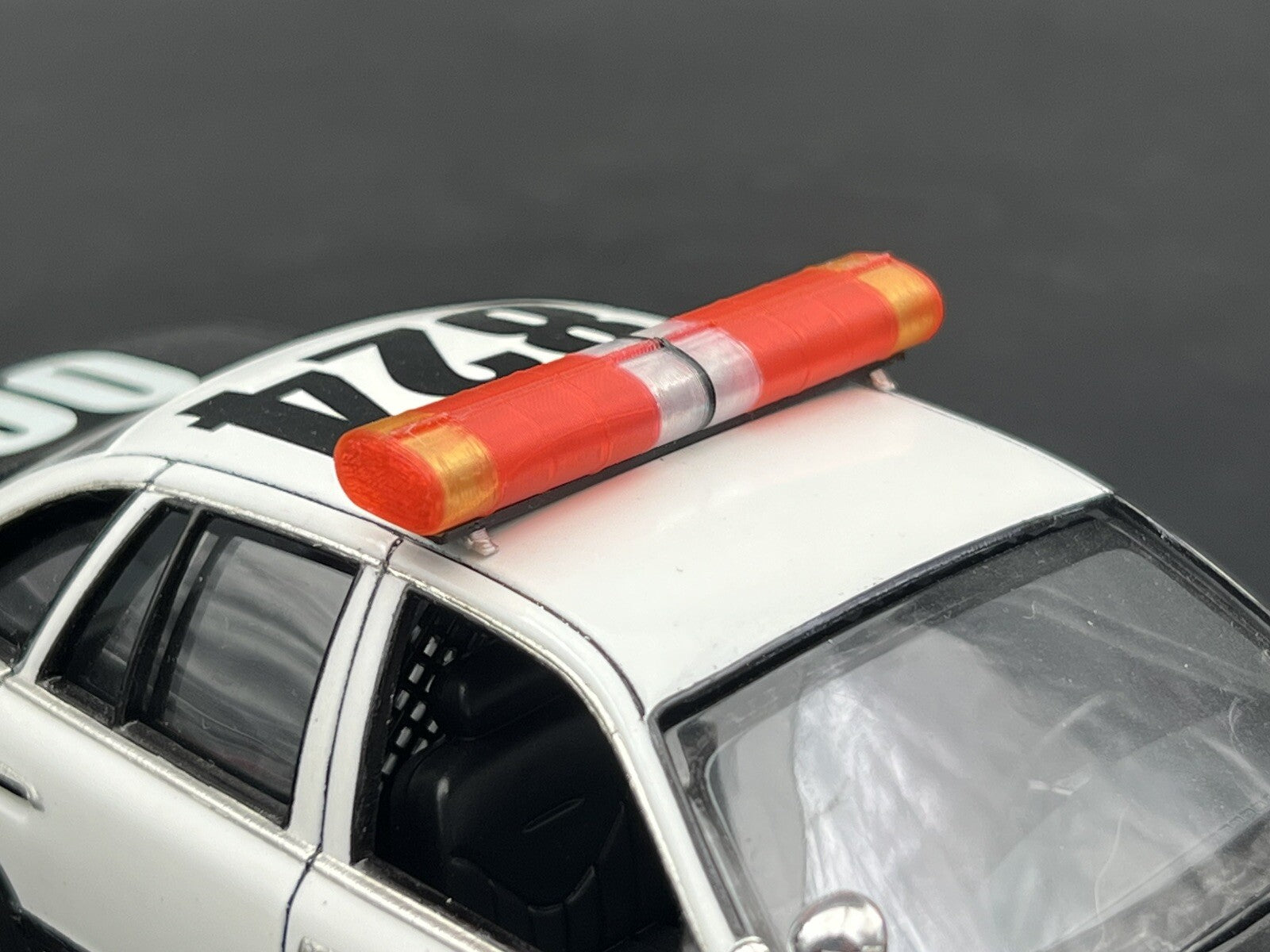 1/24 1/25 LED Ready AeroDynic Lightbar Red Clear Amber Police Sheriff Fire EMS6