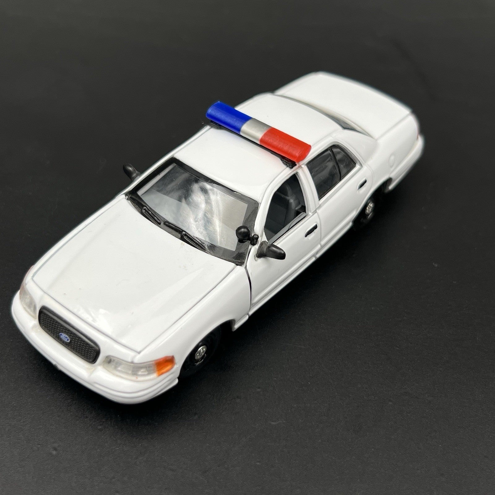 1/43 AeroDynic Lightbar Cannonball Run Blue Red Chrome Police CHP LAPD LASD2