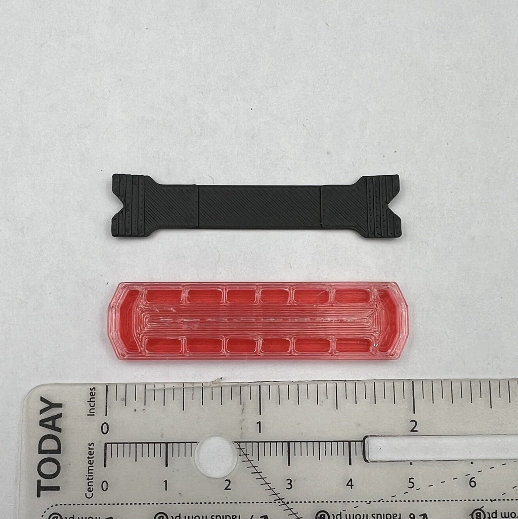 1/24 25 27 LED Ready Code 3 2700 Red Clear Lightbar Fire Police 2409RC3