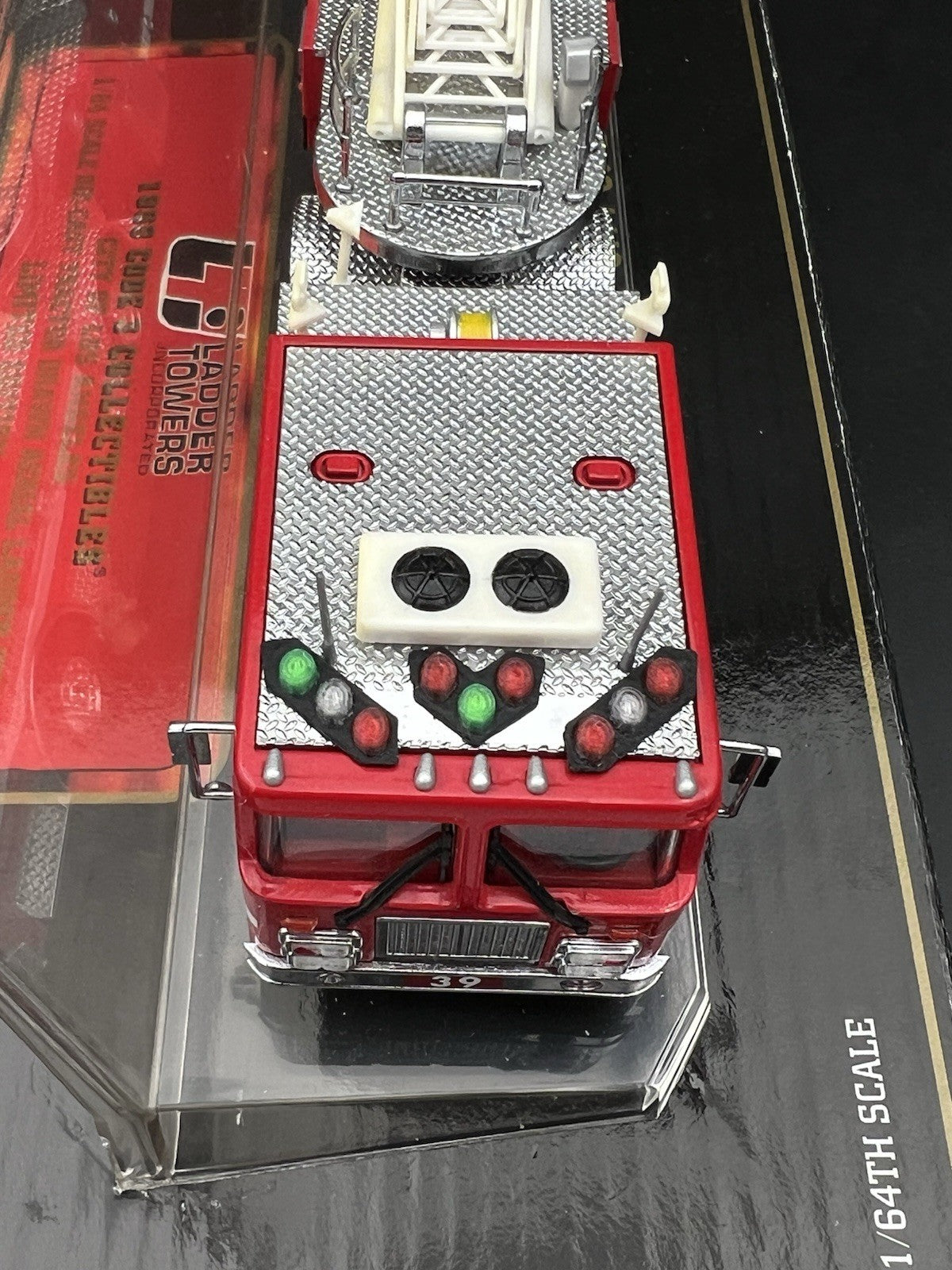 3 Pack 1/64 Chicago Fire CFD Green Red Split Vision SLR Lightbar Truck Code 34