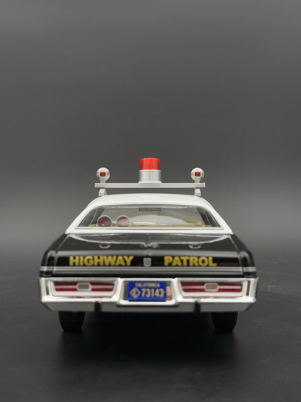 1/24 25 Scale Model Visibar CJ 184 284 Red Beacon Lollipop Police Light 2456RRR8