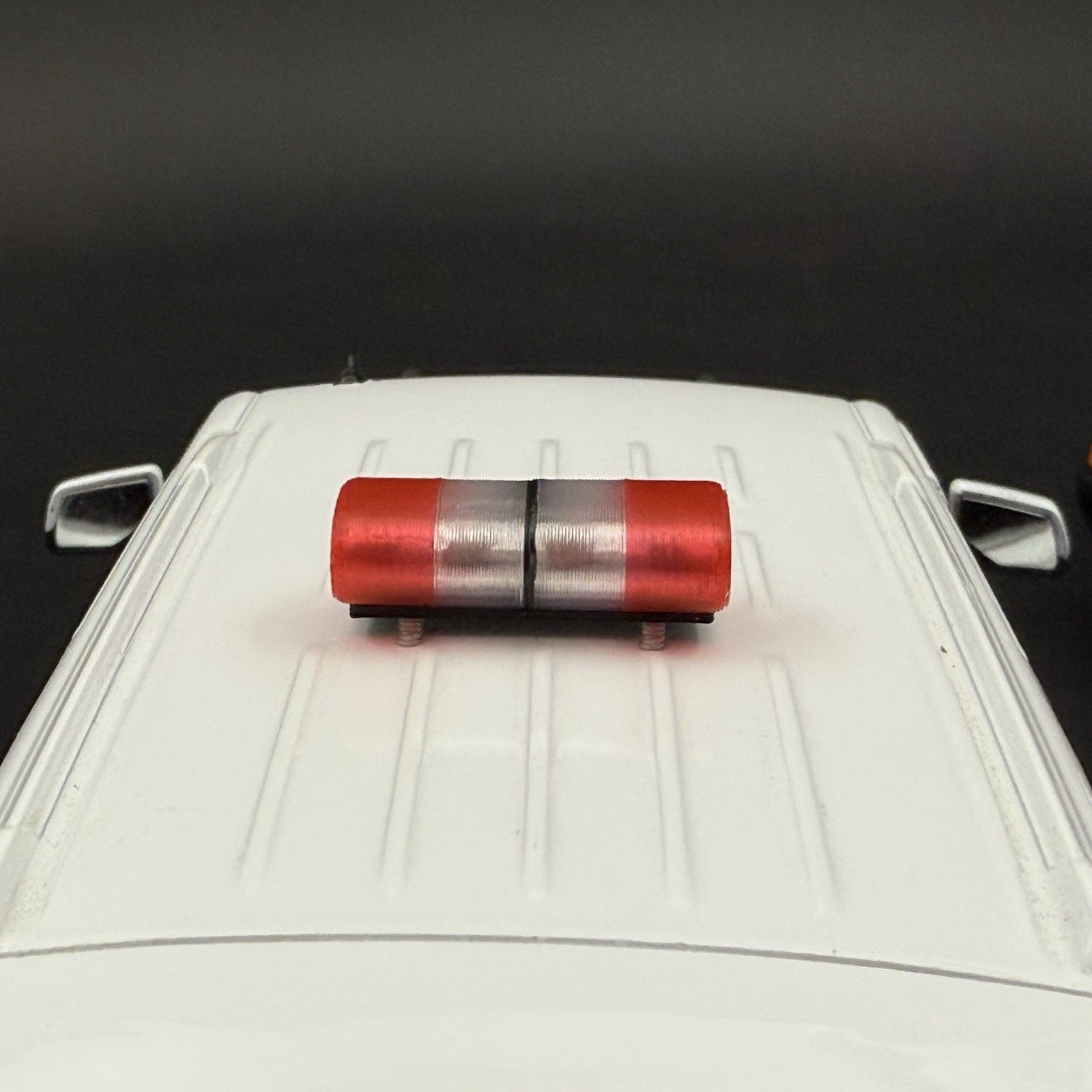 2 PACK 1/24 1/25 LED Ready Mini AeroDynic Lightbar Clear Red Fire EMS Ambulance15