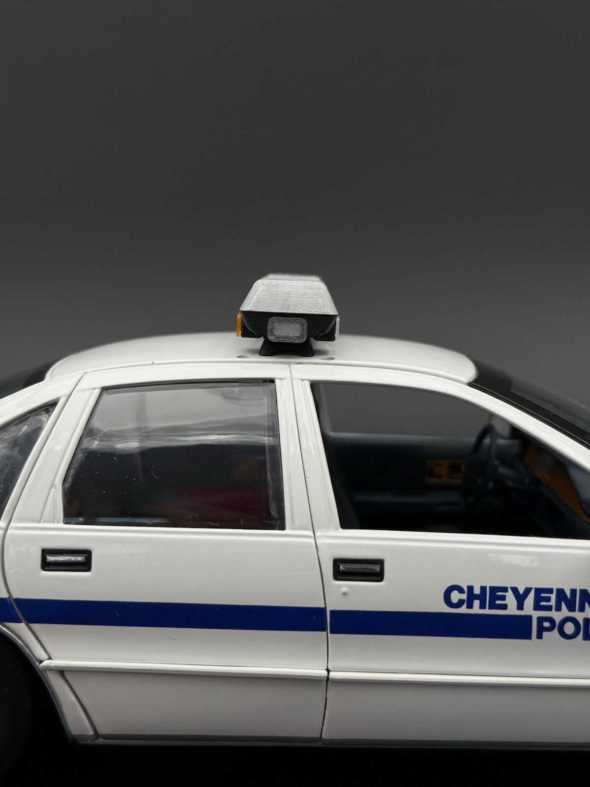 1/18 Scale Model Clear Chrome Streethawk Lightbar Police 1859ChromeC8