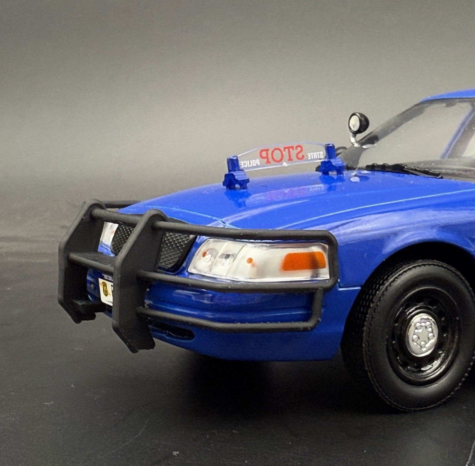 1/24 25 Go Rhino Wrap Around Push Bumper Pushbar Motormax Greenlight Crown Vic12