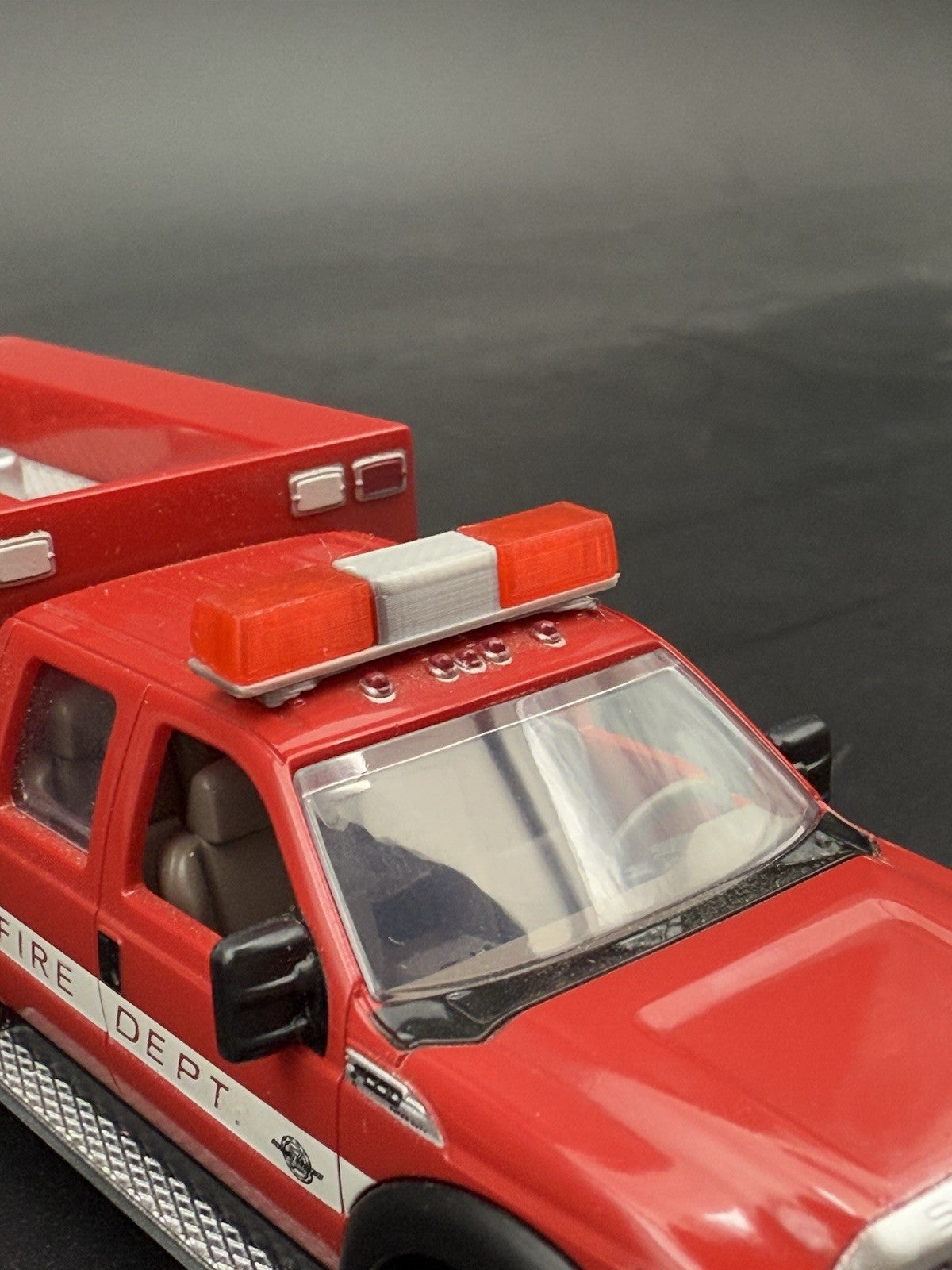 2 Pack 1/50 48 Red Twinsonic Lightbar Police Sheriff Fire Engine Truck Ambulance7