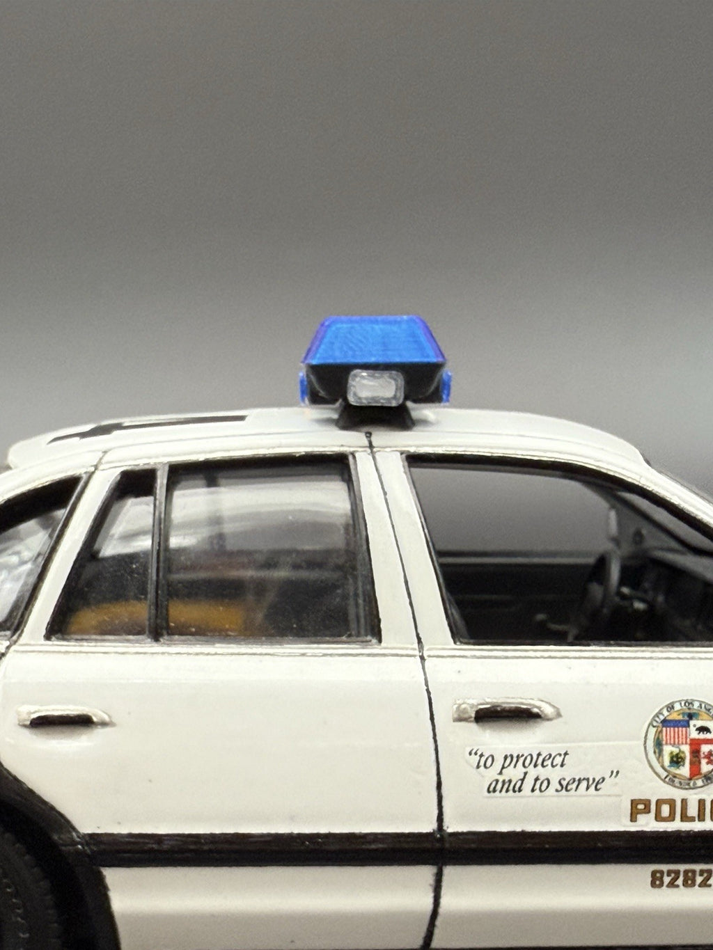1/24 25 Scale Blue Clear Streethawk Lightbar Police 24649