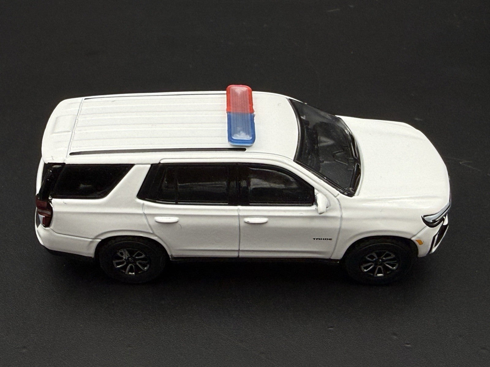 2-Pack 1/64 Scale Model Silver Top Blue Red LED Style Whelen Lightbar 6402BRS27