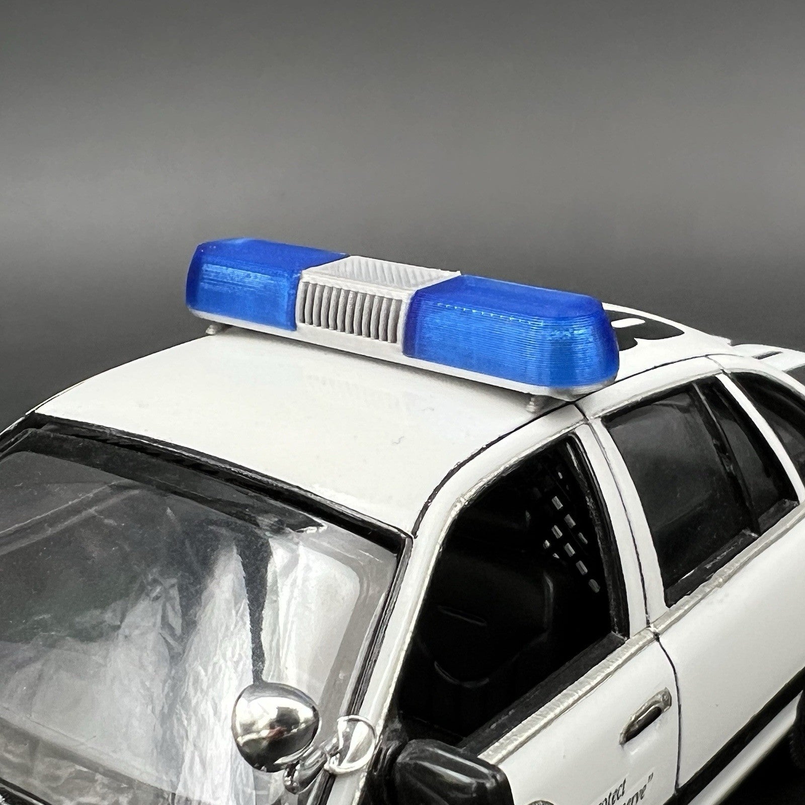 1/24 1/25 Blue Whelen 80H 90H 8000 Lightbar Police Sheriff Fire Highway Patrol11