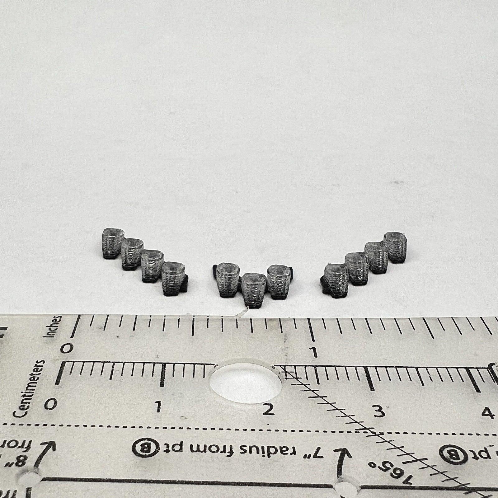 3 Pack 1/64 Clear Split Vector Lightbar Fire Truck Engine Ladder Code 3 Kitbash3