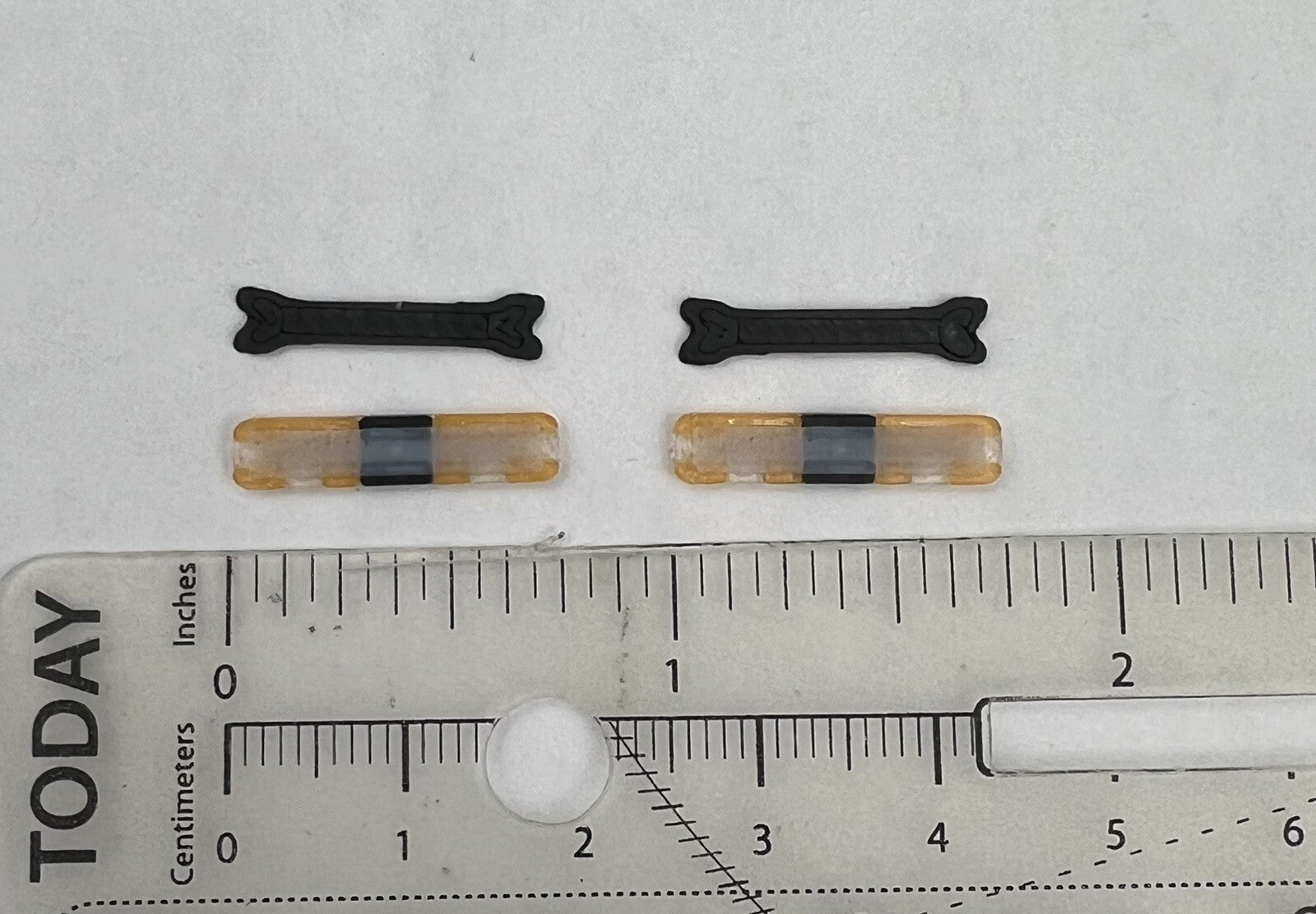 2 Pack 1/64 Whelen Edge Lightbar Amber Security Park Patrol Tow Work Truck SUV1