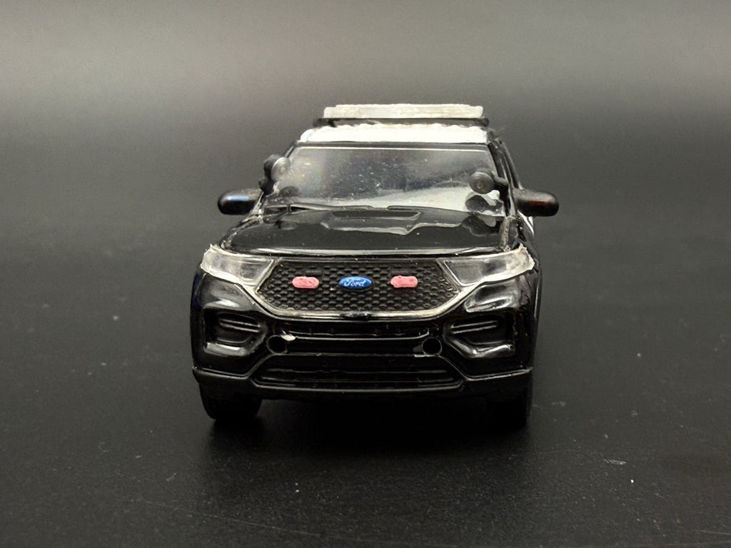 8 Pack 1/64 Scale Red Grille Light Pod License Plate Police 6456R4