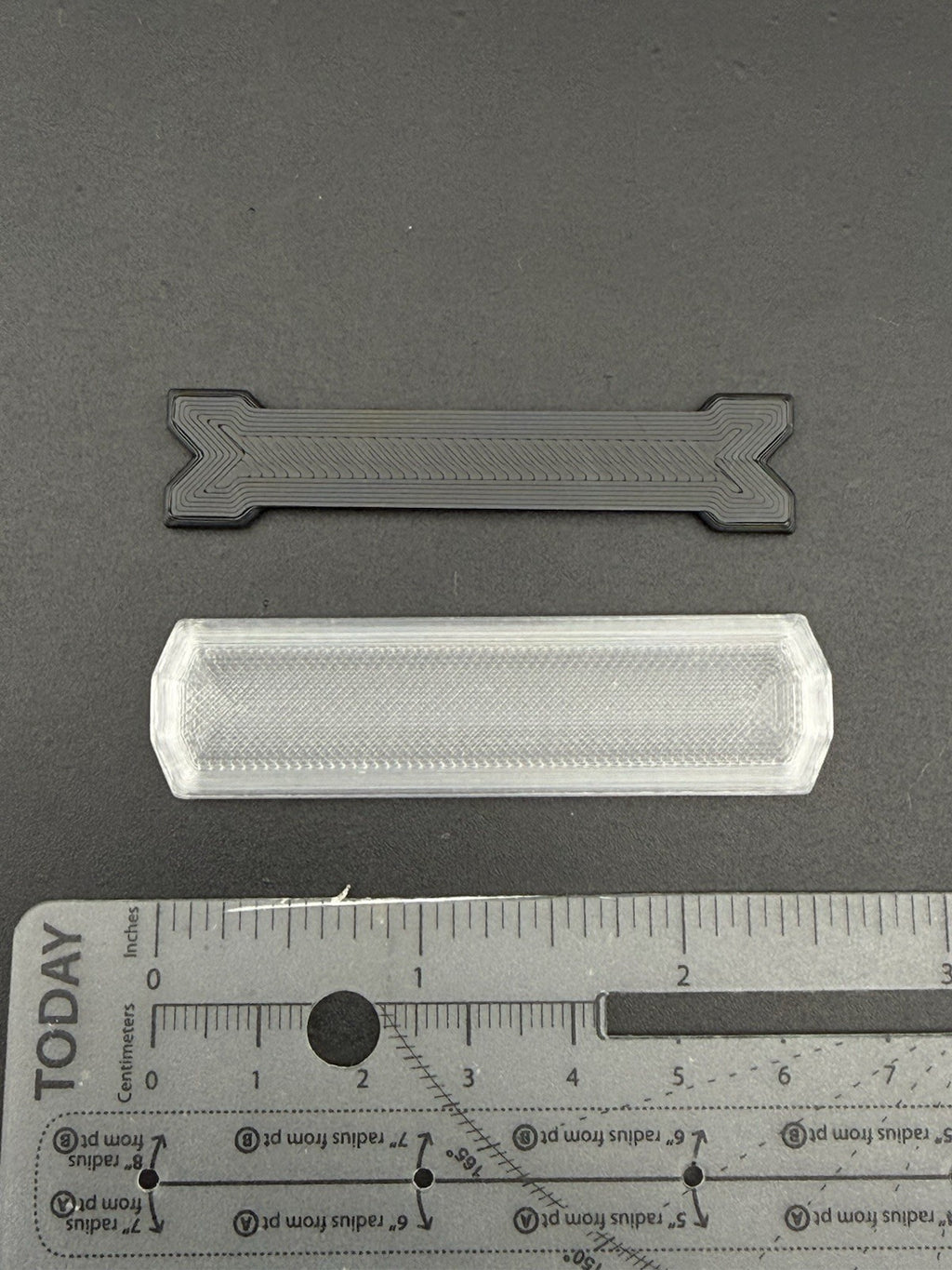 1/18 Scale Model PCB Compatible Code 3 2700 Clear Lightbar Police 1813PCBC2