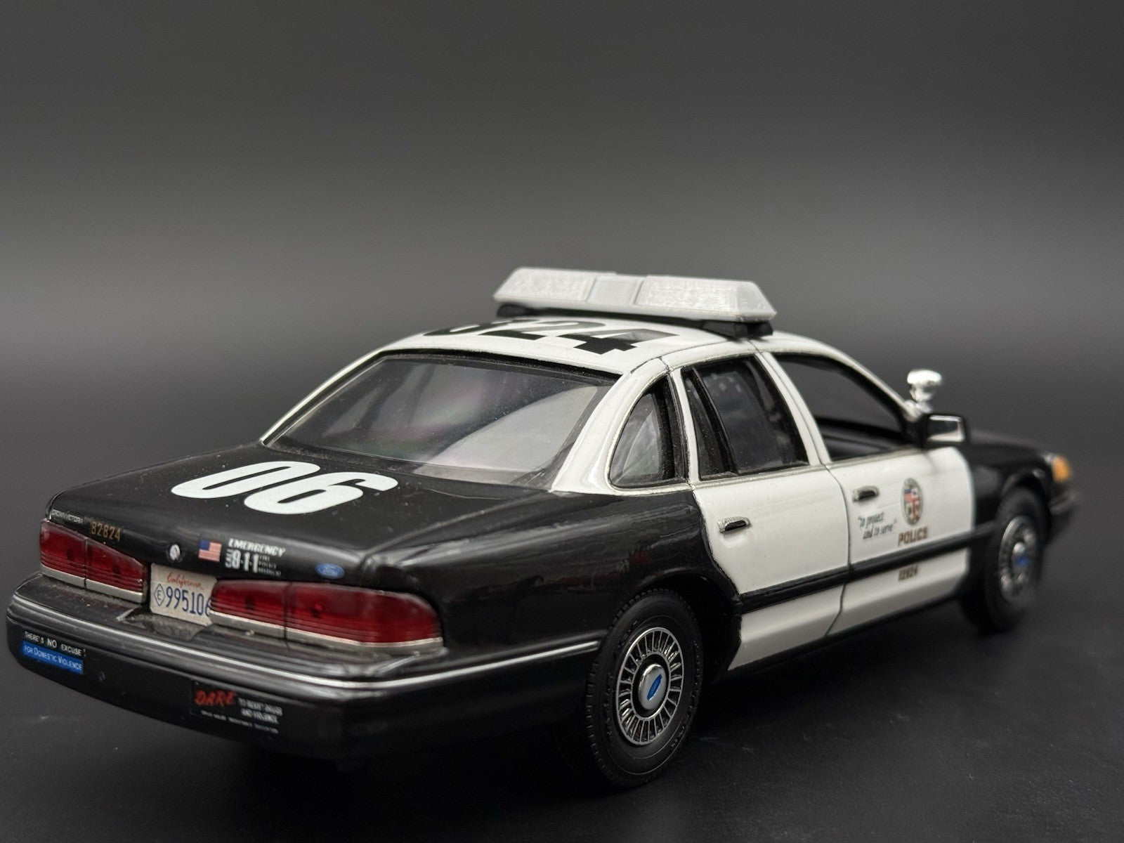 1/24 25 Clear Chrome Code 3 LP6000 Lightbar Police Fire 2411ChromeC9