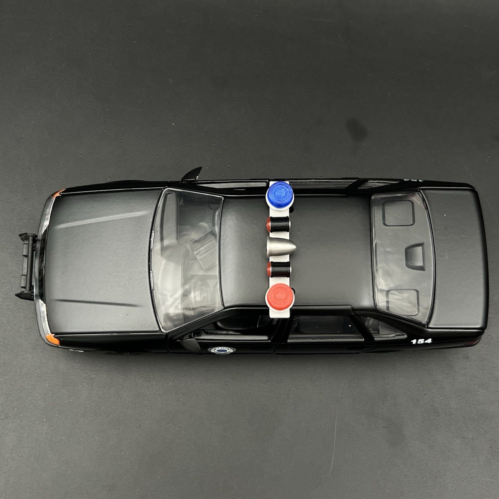 1/24 1/25 Blue Red Mars Skybolt Beacon Lightbar Siren Speaker Police Sheriff14