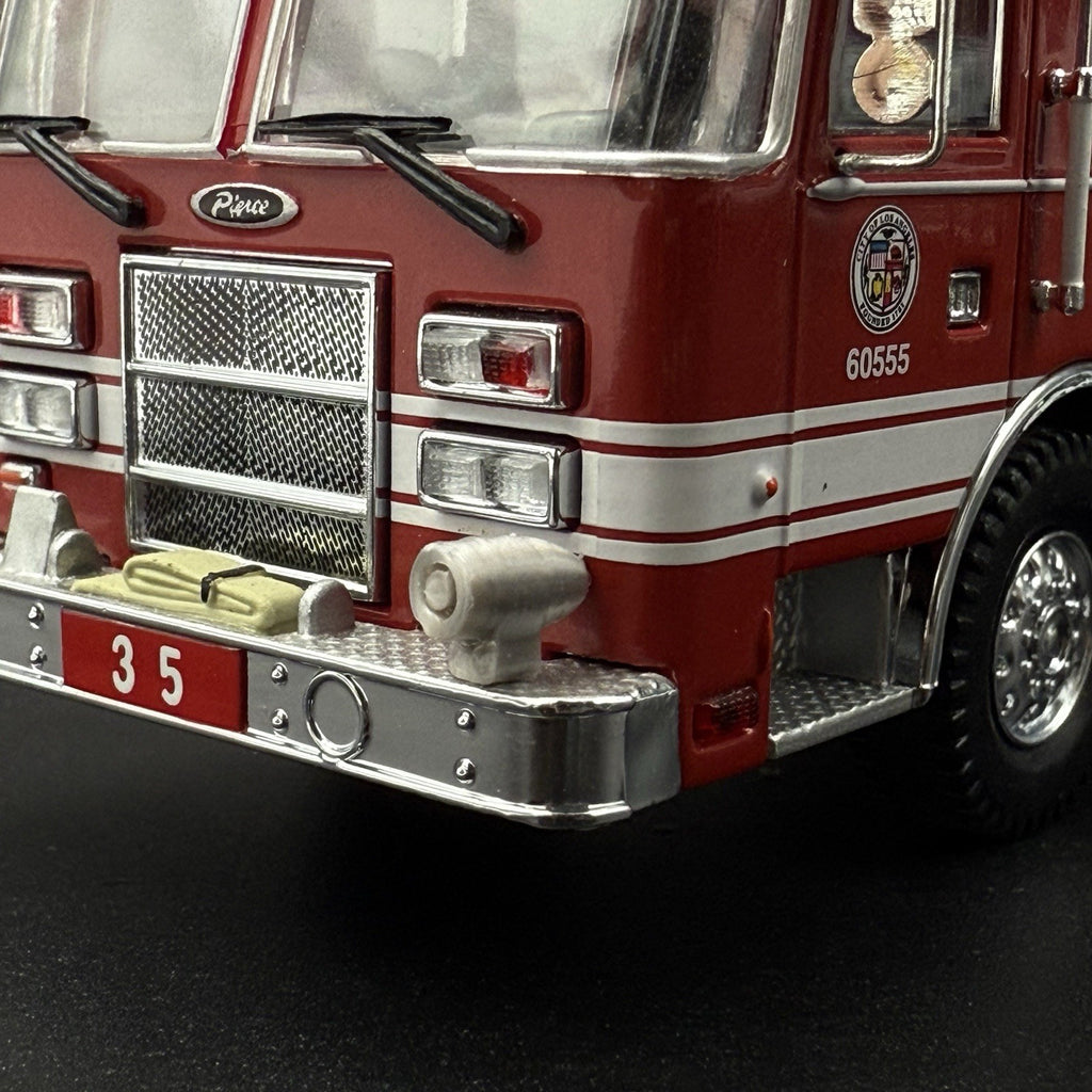 2-Pack 1/50 Scale Model B&M Super Chief Siren Code 3 Fire Truck Kitbash 50188