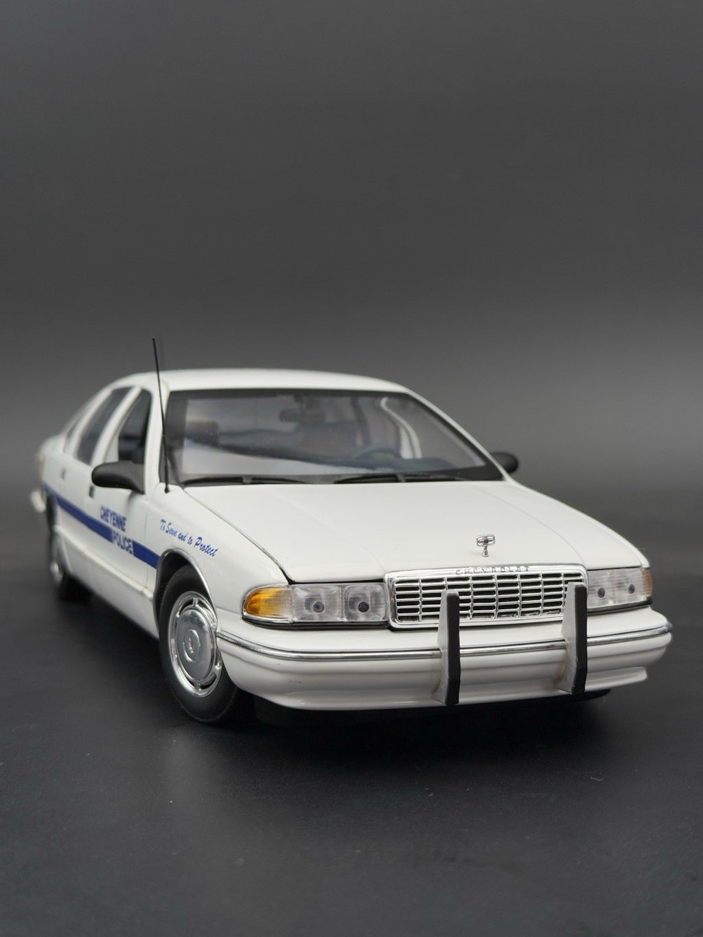 1/18 Vintage Push Bumper Guard For UT Chevrolet Caprice Police Car7
