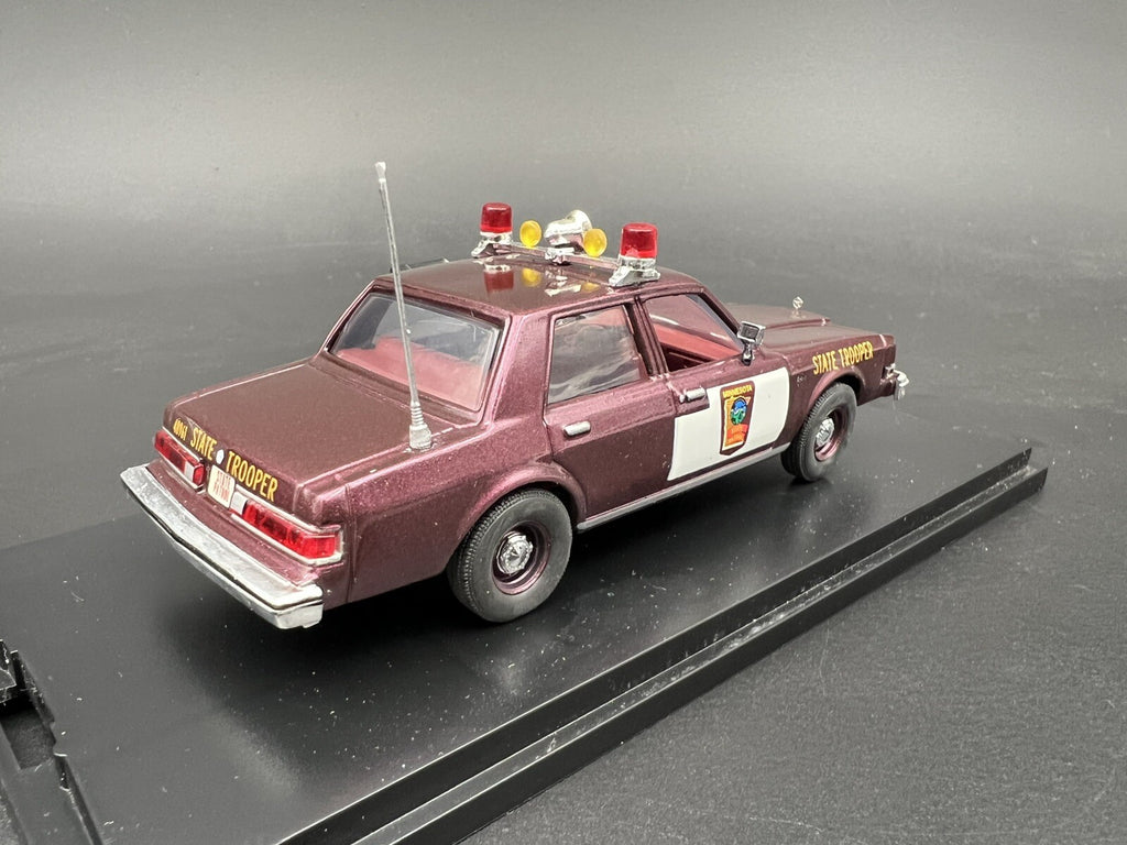 1/43 Minnesota State Patrol Police Dodge Diplomat First Response Trooper O Scale5
