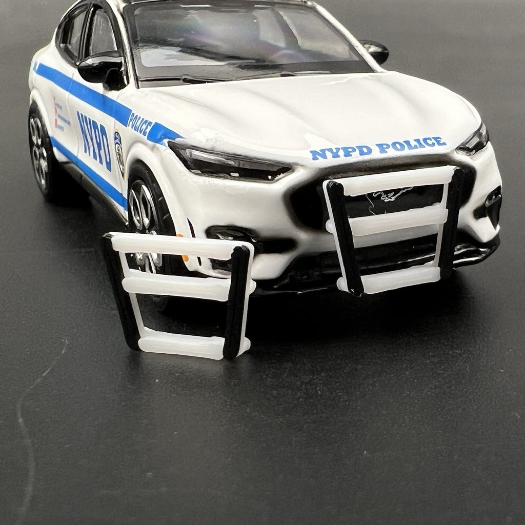 2 Pack 1/64 NYPD Style Push Bumper New York Police Sheriff Highway Patrol1
