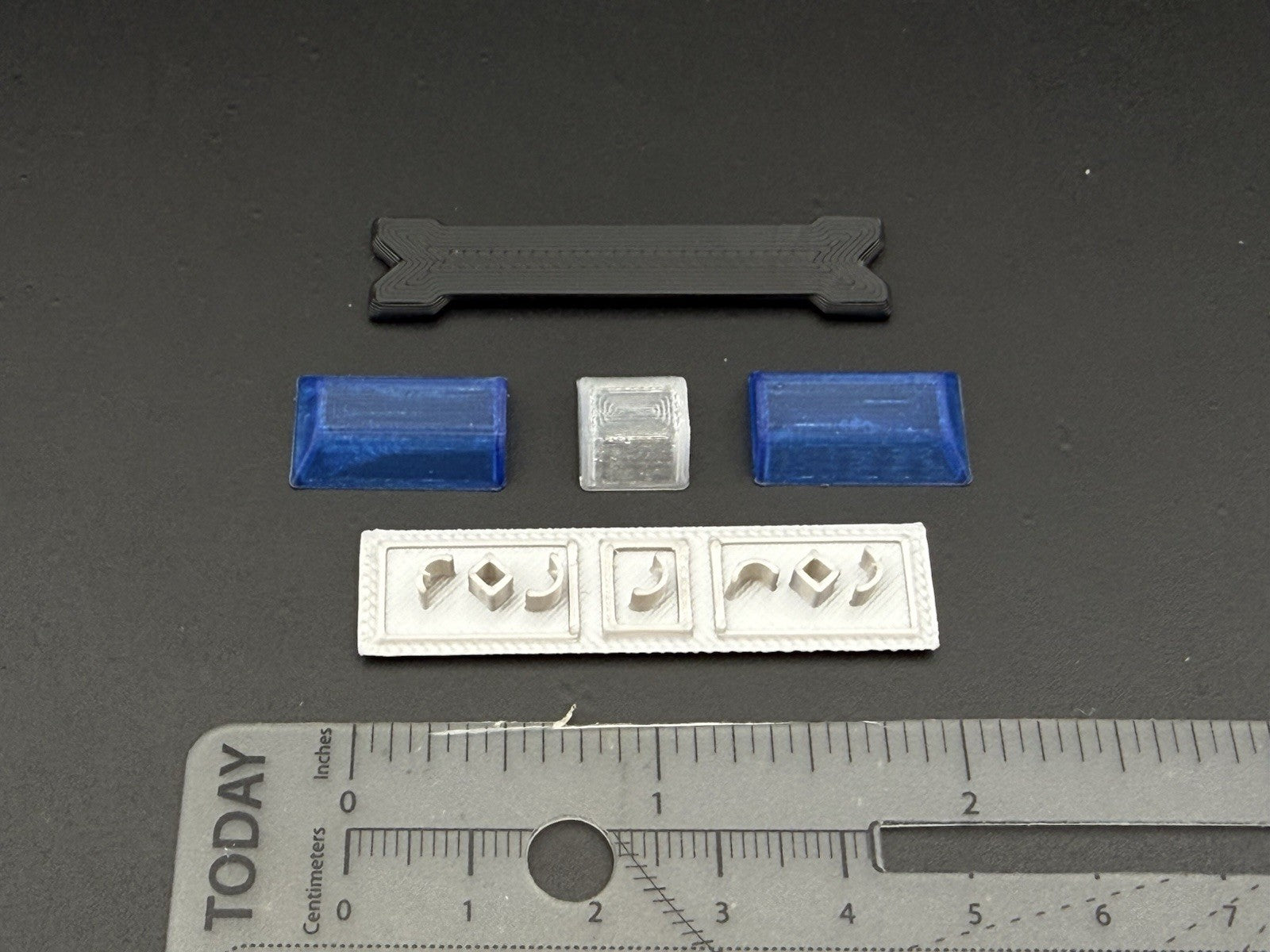 1/24 1/25 Scale Model Blue Clear Code 3 LP6000 Lightbar Police Fire 2411ClearB1