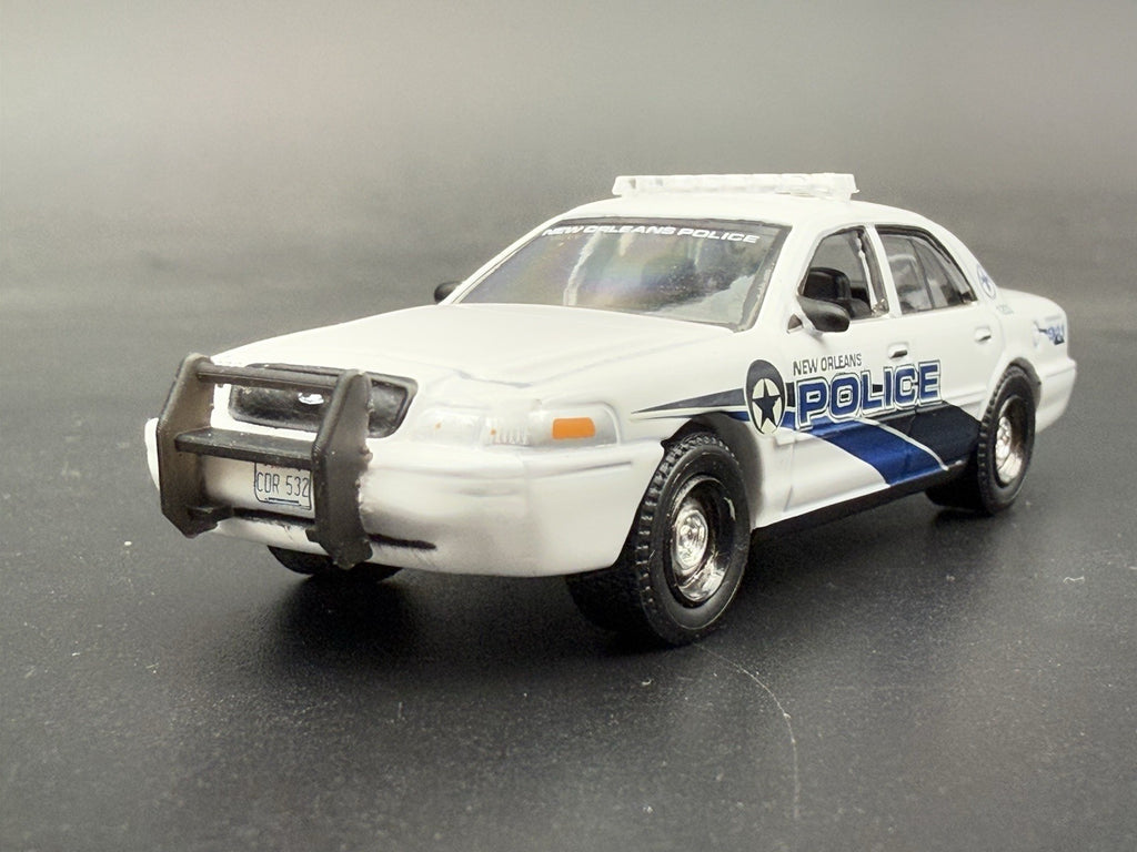 2 PACK 1/64 Go Rhino Push Bumper Pushbar Crown Vic Police Rollin Greenlight 5966