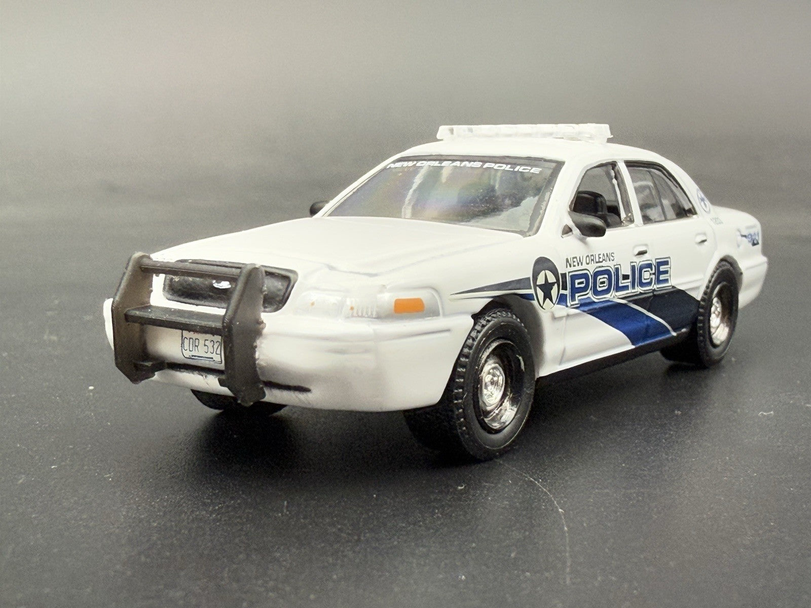 2 PACK 1/64 Go Rhino Push Bumper Pushbar Crown Vic Police Rollin Greenlight 5966
