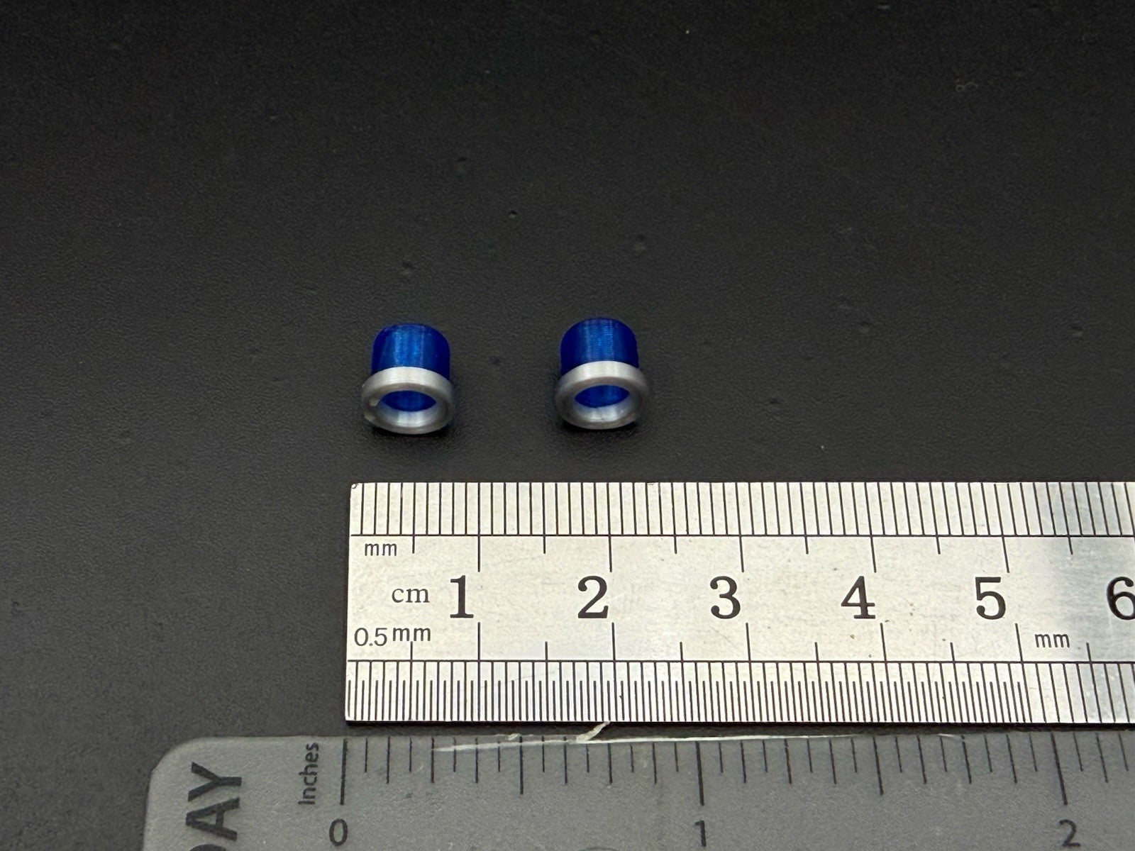 2 Pack 1/32 1/24 Scale Hollow Blue Beacon Strobe Fire Police EMS 1/34 1/25 32021