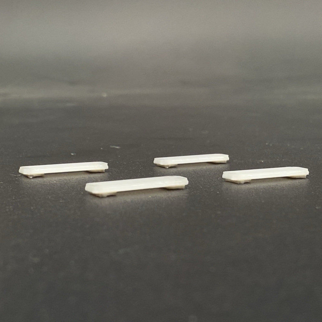 4-Pack 1/87 HO Scale Model Clear LED Style Whelen Lightbar Police Fire 8701C2