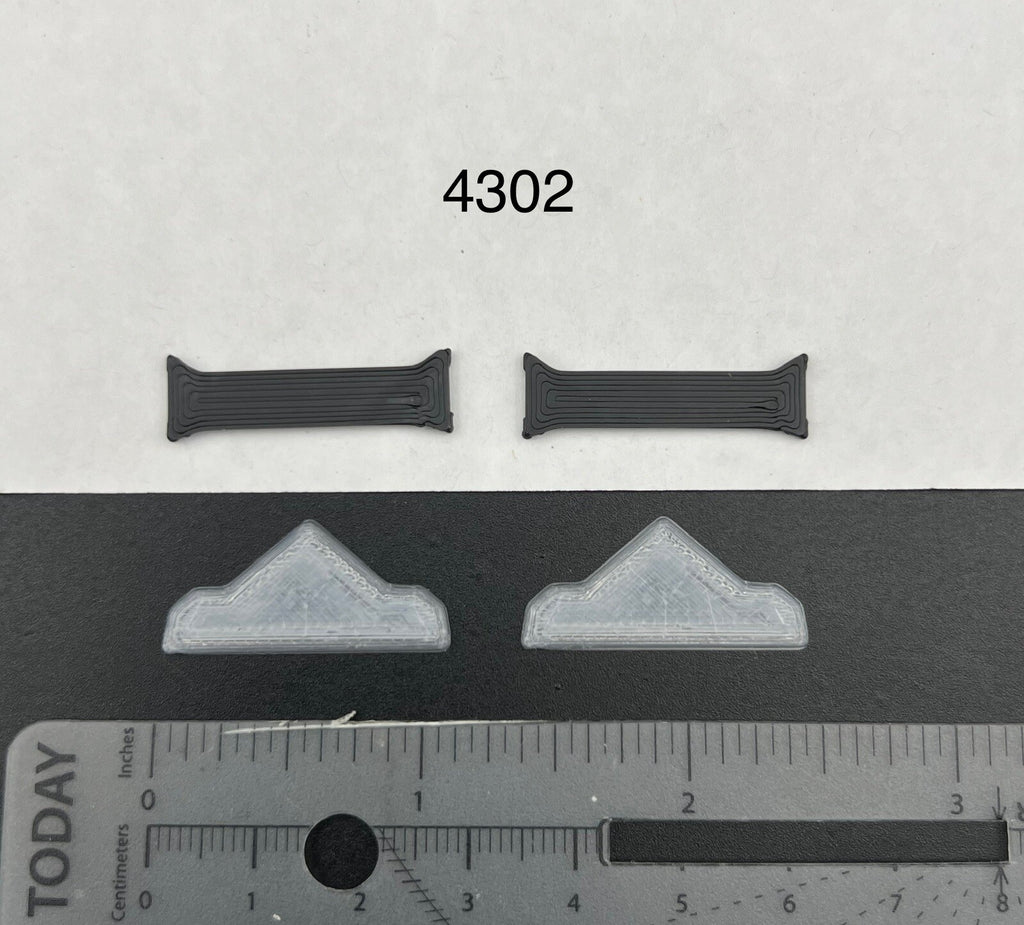 2 Pack 1/43 SUV Length Federal Signal Valor Lightbar Gray Top Police Sheriff0