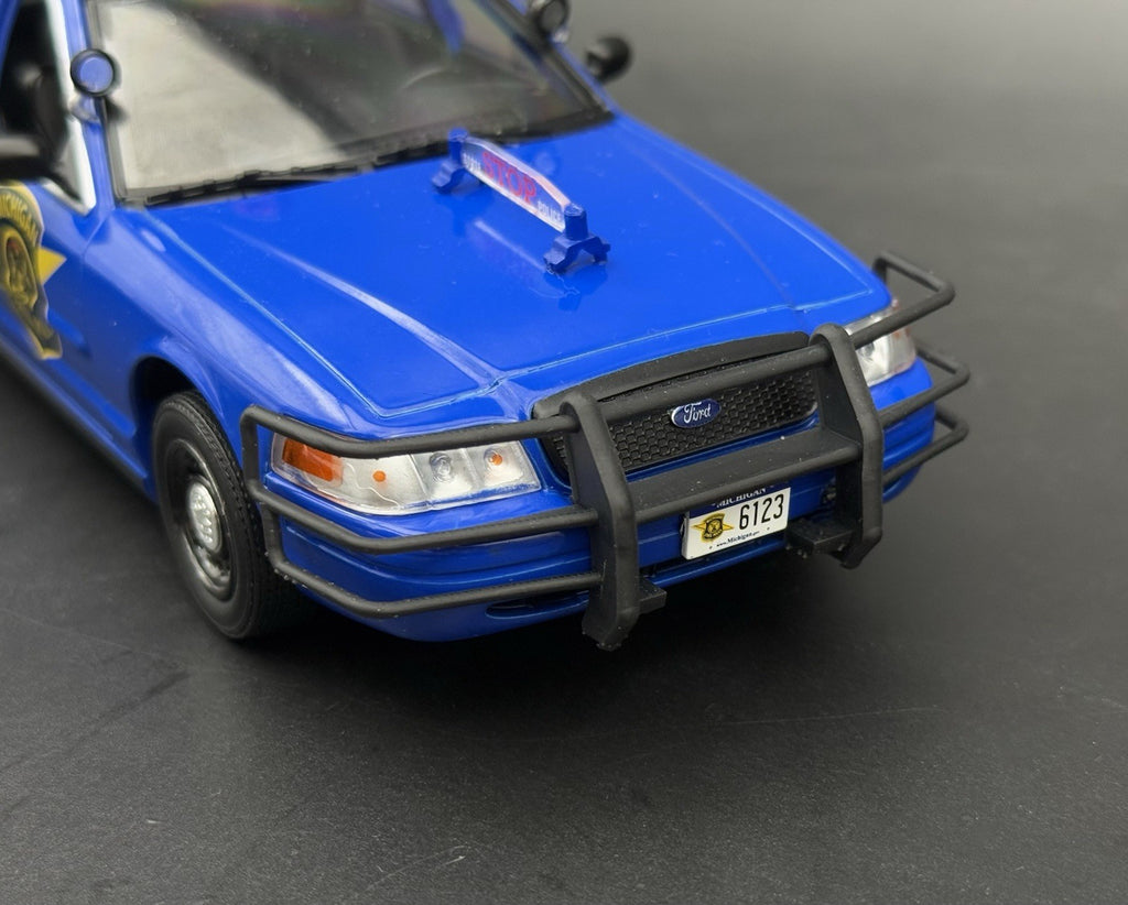 1/24 25 Go Rhino Wrap Around Push Bumper Pushbar Motormax Greenlight Crown Vic5