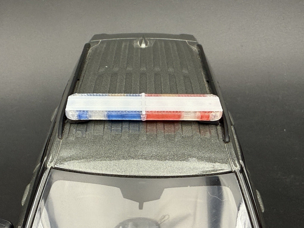 1/24 25 27 LED Ready Whelen Liberty II Blue Red Oakland Police Lightbar 2449BR110
