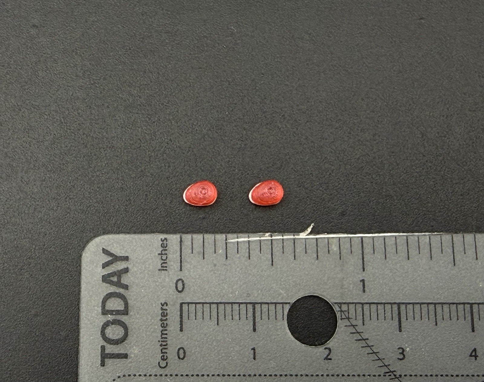 2-Pack 1/43 LED Ready Red Fire Ball Teardrop Beacon Kojak Police 4348 R Hollow8