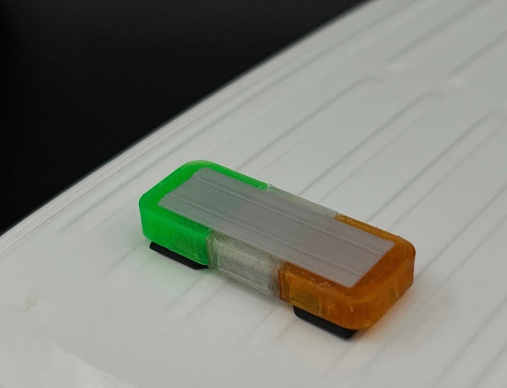 1/24 25 Mini Whelen Edge Lightbar Amber Clear Green Gray Top Cover0