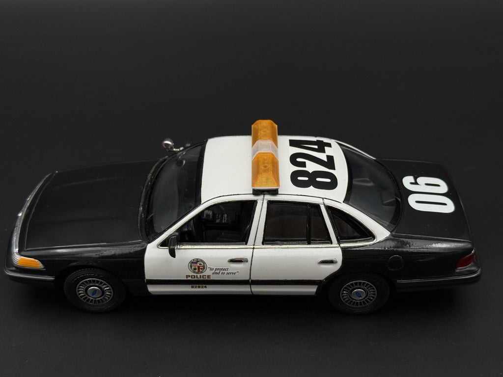 1/24 1/25 Scale Model Amber Clear Code 3 LP6000 Lightbar Tow Security 2411ClearA8