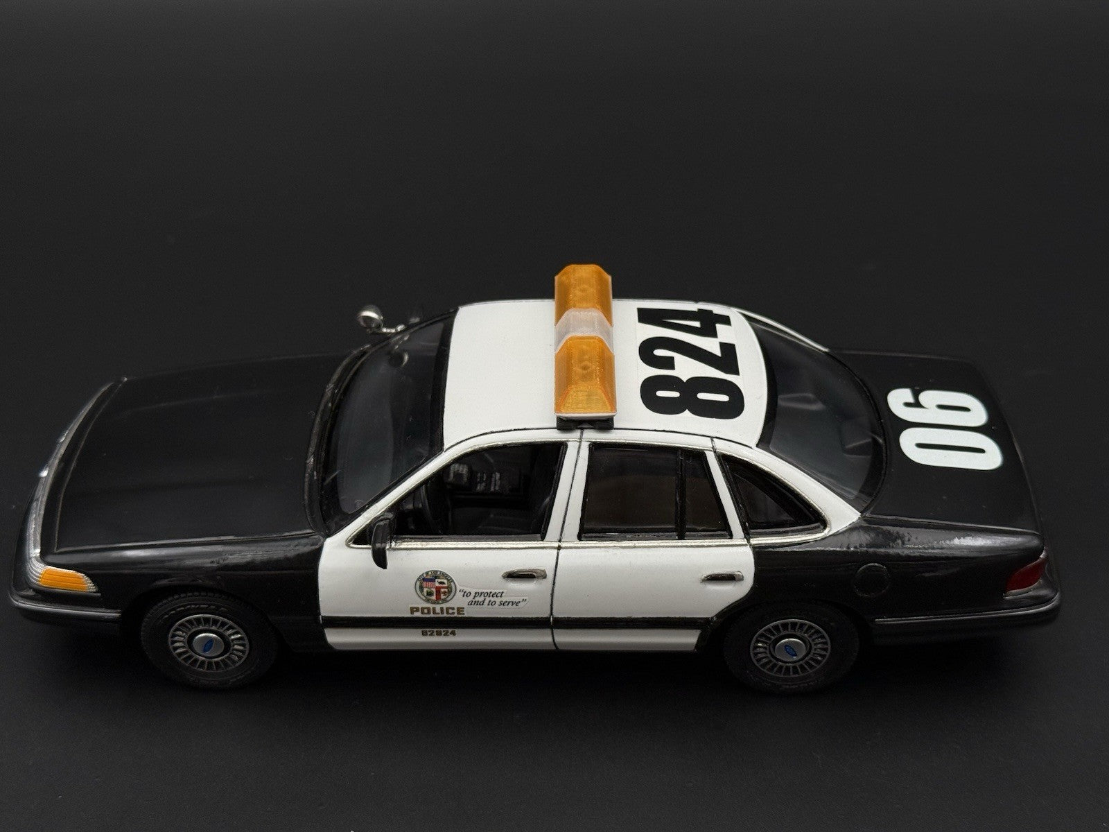 1/24 1/25 Scale Model Amber Clear Code 3 LP6000 Lightbar Tow Security 2411ClearA8