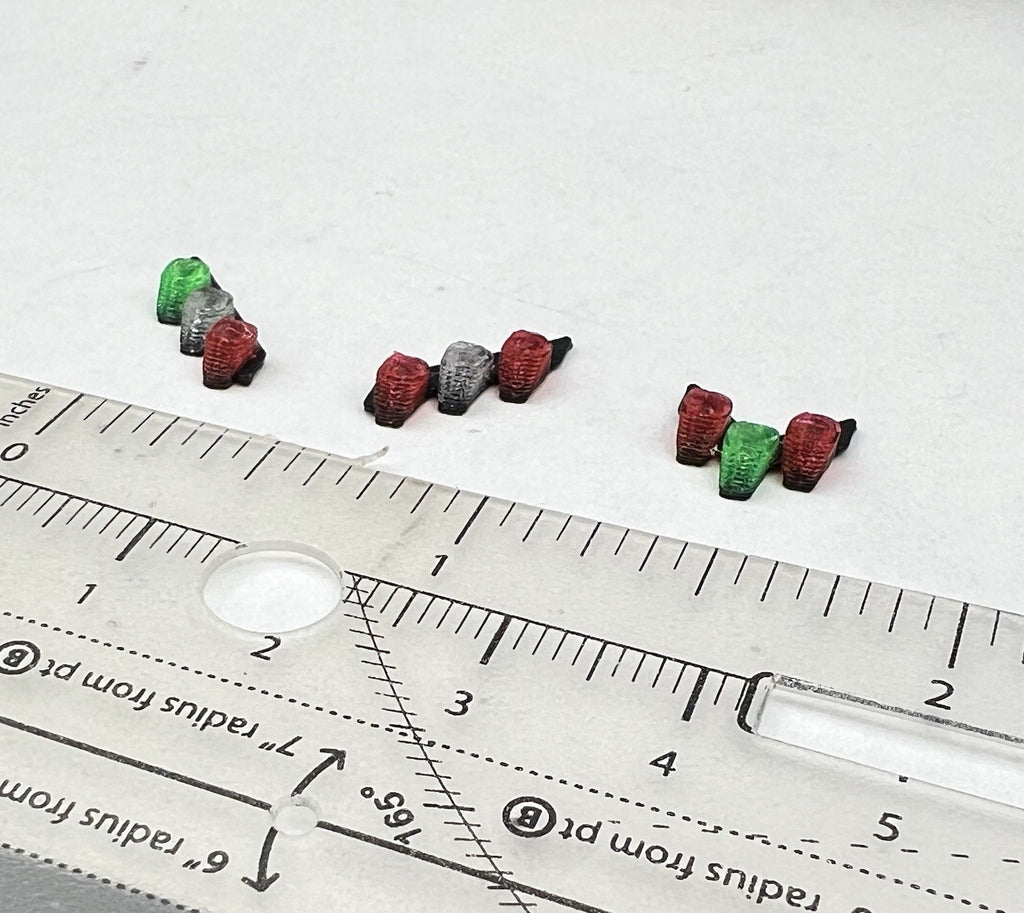 3 Pack 1/64 Chicago Fire CFD Green Red Split Vector Lightbar Truck Engine Code 311