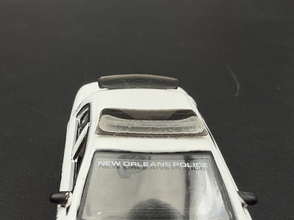 1/64 Front & Back Whelen Fast Trax Lightbars Police Greenlight Crown Victoria2