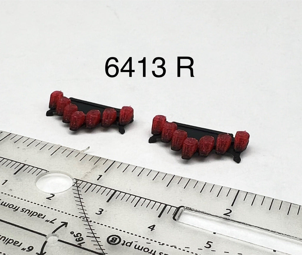 2 Pack 1/64 Red Vector Vision Lightbar Police Sheriff Fire EMS State Patrol0