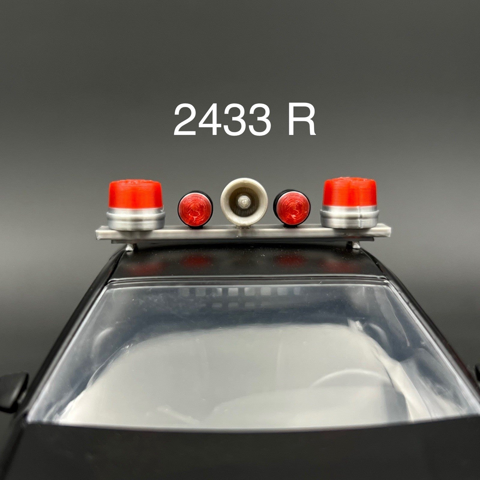 1/24 25 Red Mars Skybolt Beacon Lightbar Siren Speaker Police Sheriff Fire0