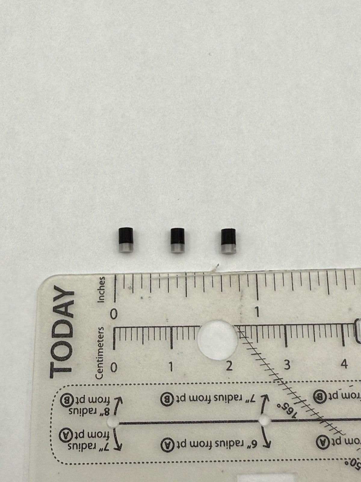 3 Pack 1/10 Scale Model Black Silver Low Profile Stubby Antenna Police Fire 107