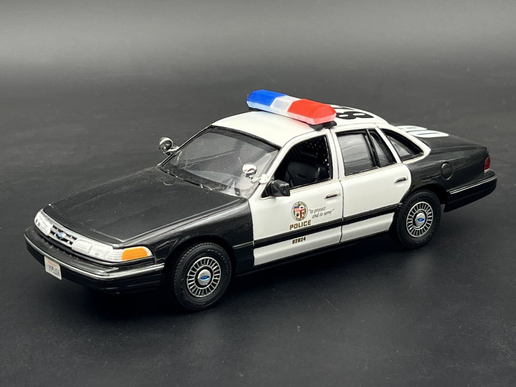 1/24 25 Scale Blue Clear Red Code 3 MX7000 Lightbar LAPD LASD Sheriff Police3