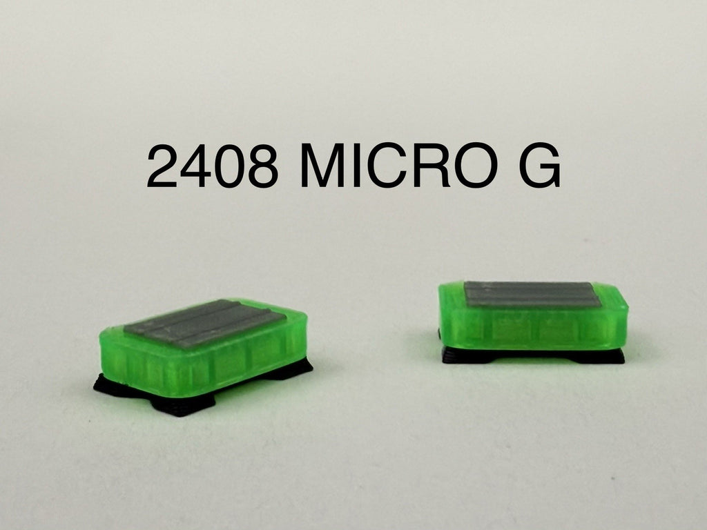 2-Pack 1/24 25 Scale Model Micro Whelen Edge Freedom Green Lightbar 2408MicroG0